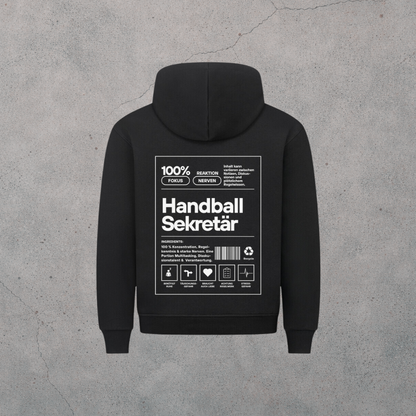 Unisex Hoodie - Label Handball Sekretär