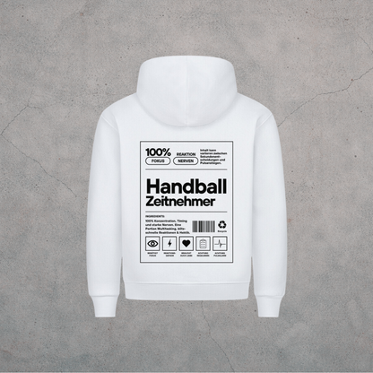 Unisex Hoodie - Label Handball Zeitnehmer