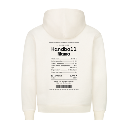 Handball Mama – Kassenbon – Hoodie in Natural Raw