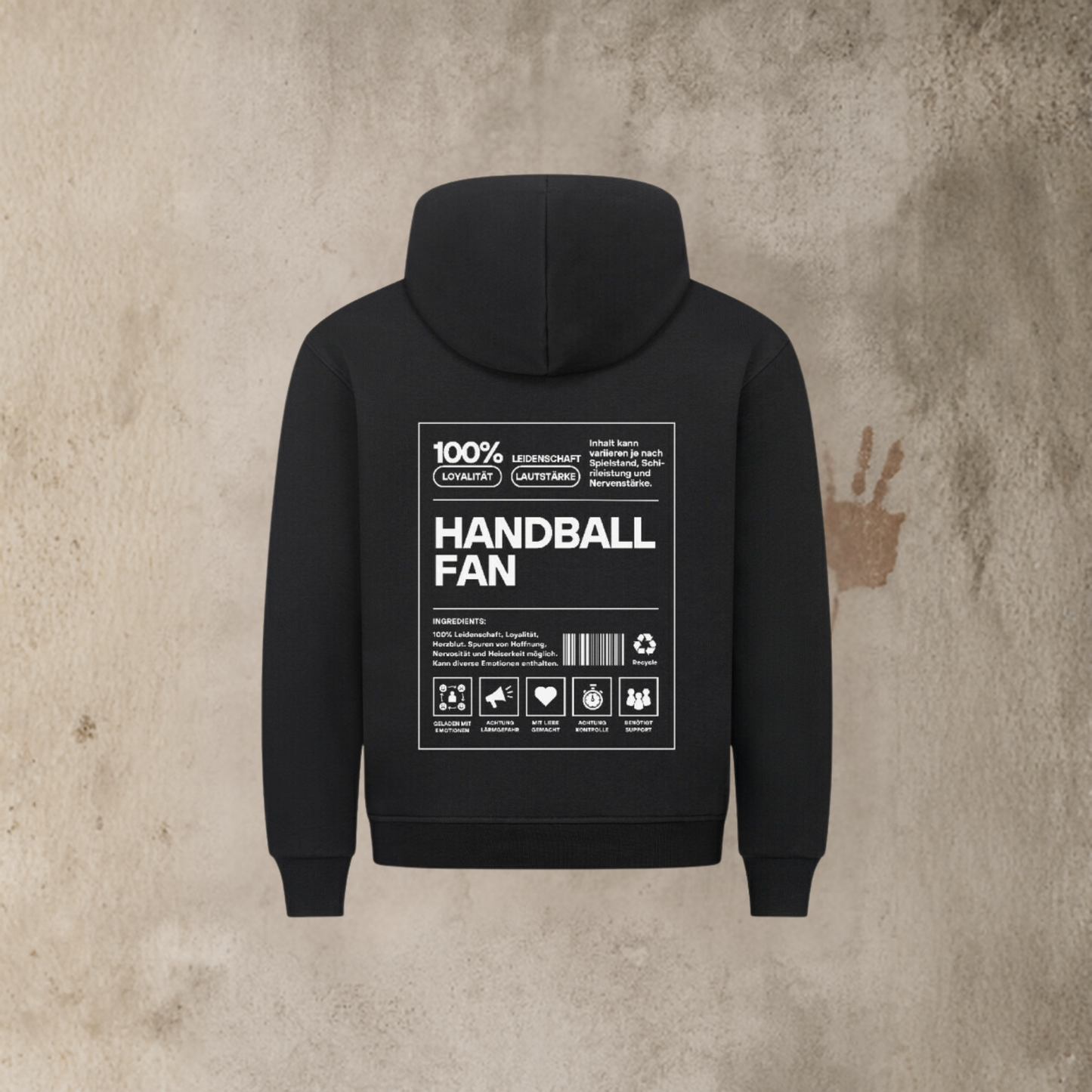 Unisex Hoodie - Label Handball Fan