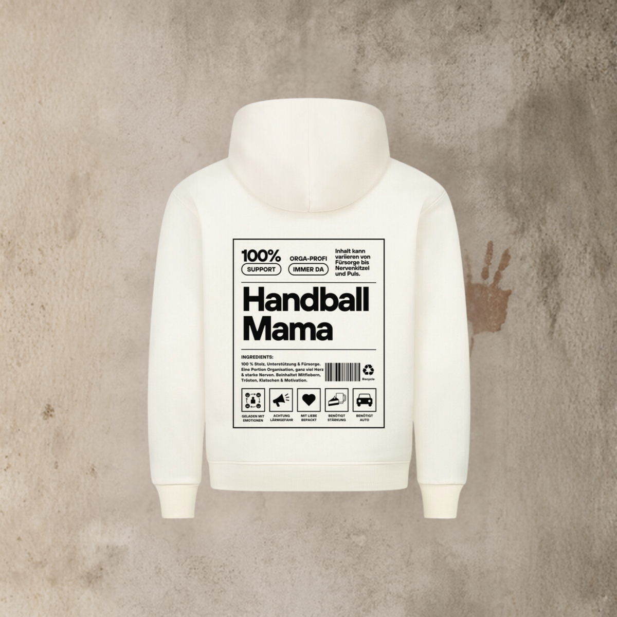 Damen Hoodie - Label Handball Mama - Unisex – HandballHero