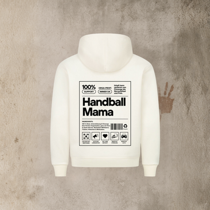 Damen Hoodie - Label Handball Mama - Unisex