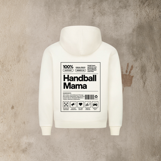 Damen Hoodie - Label Handball Mama - Unisex