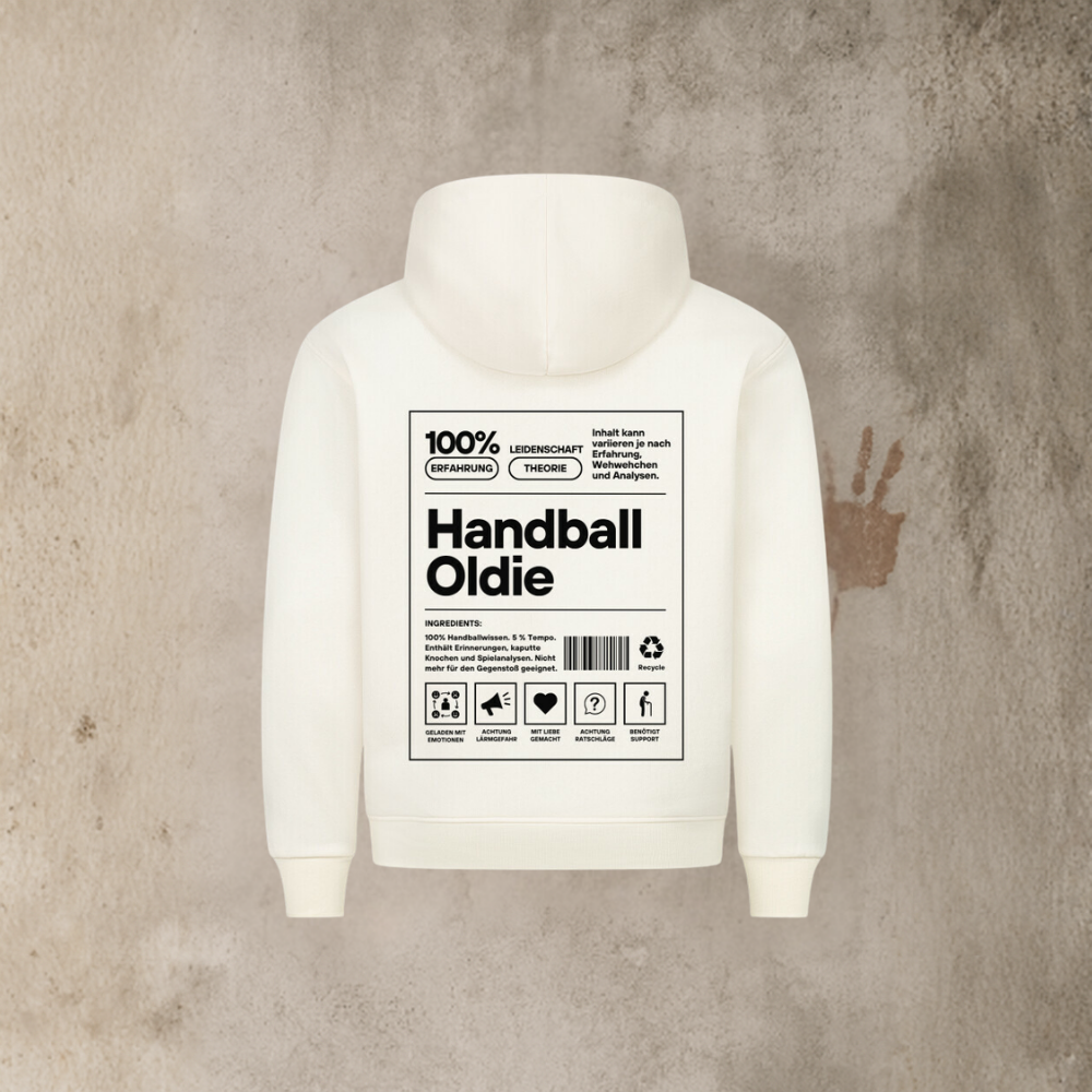 Unisex Hoodie - Label Handball Oldie