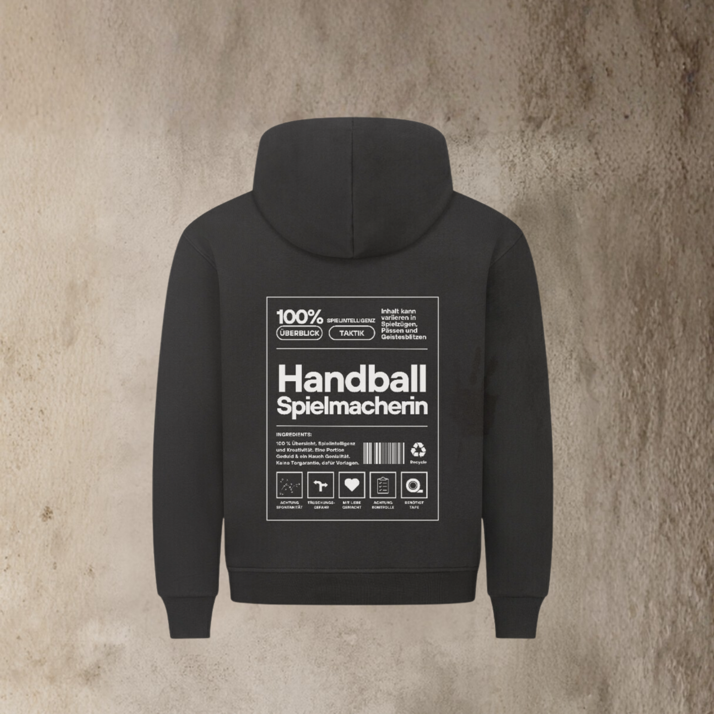 Damen Hoodie - Label Spielmacherin - Unisex
