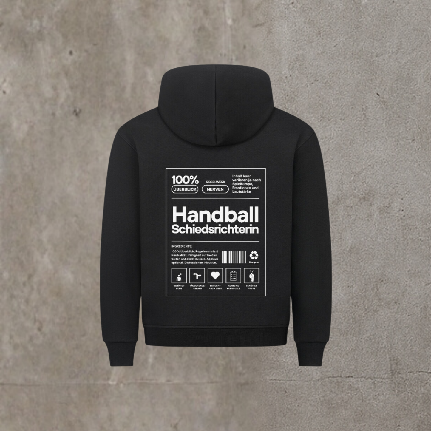 Damen Hoodie - Label Schiedsrichterin - Unisex