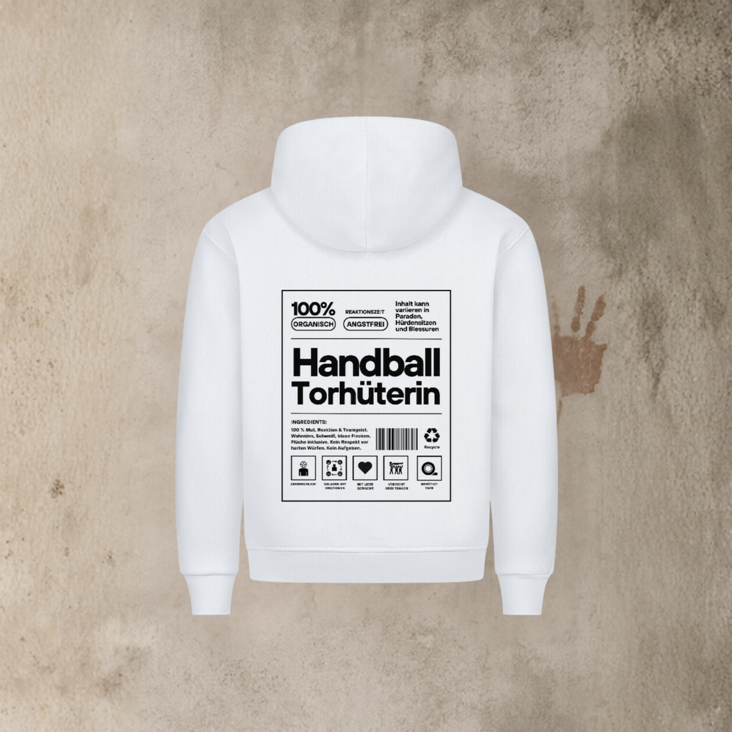 Damen Hoodie - Label Torhüterin - Unisex