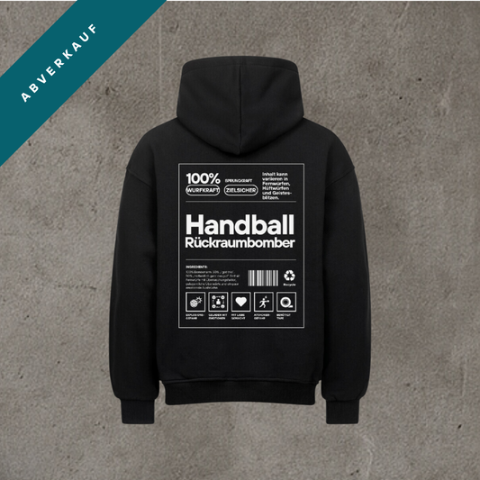 Abverkauf - Oversized Hoodie - Handball Rückraumbomber Label