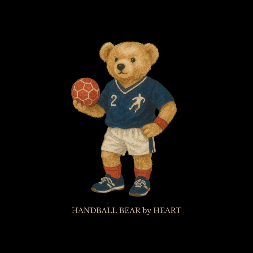 Unisex Hoodie - Handball Bear by Heart
