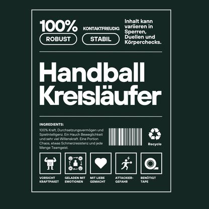 Abverkauf - Oversized Shirt - Handball Kreisläufer Label