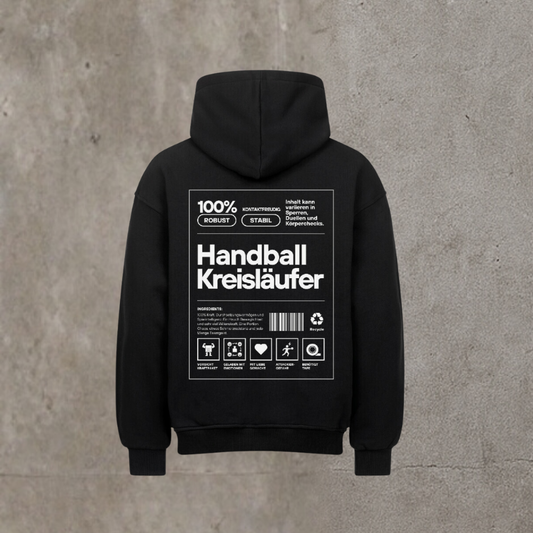 Oversized Hoodie - Handball Kreisläufer Label