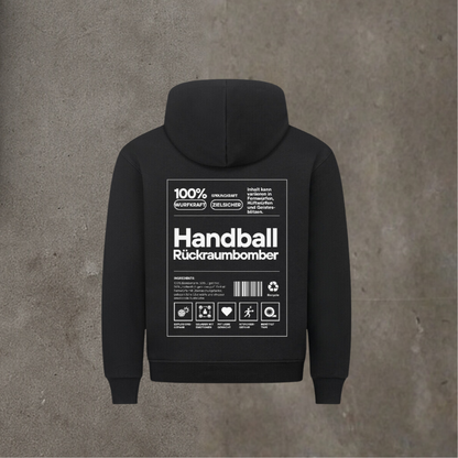 Unisex Hoodie - Handball Rückraumbomber Label