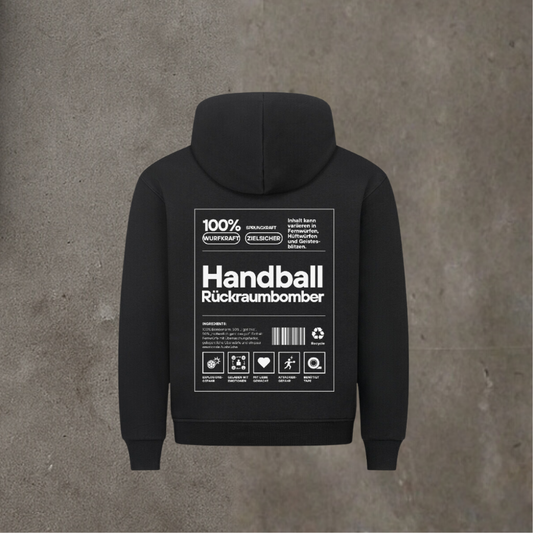 Unisex Hoodie - Handball Rückraumbomber Label
