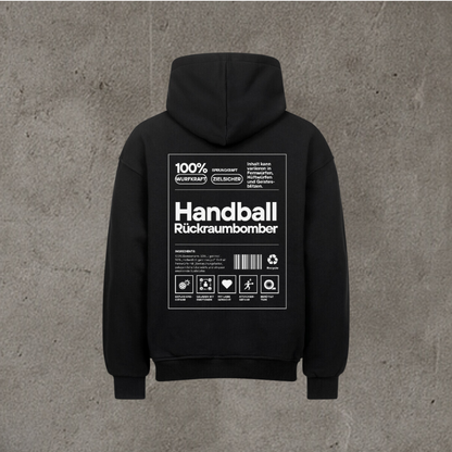 Oversized Hoodie - Handball Rückraumbomber Label