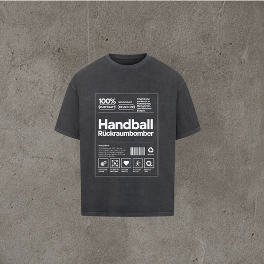 Oversized Shirt - Handball Rückraumbomber Label