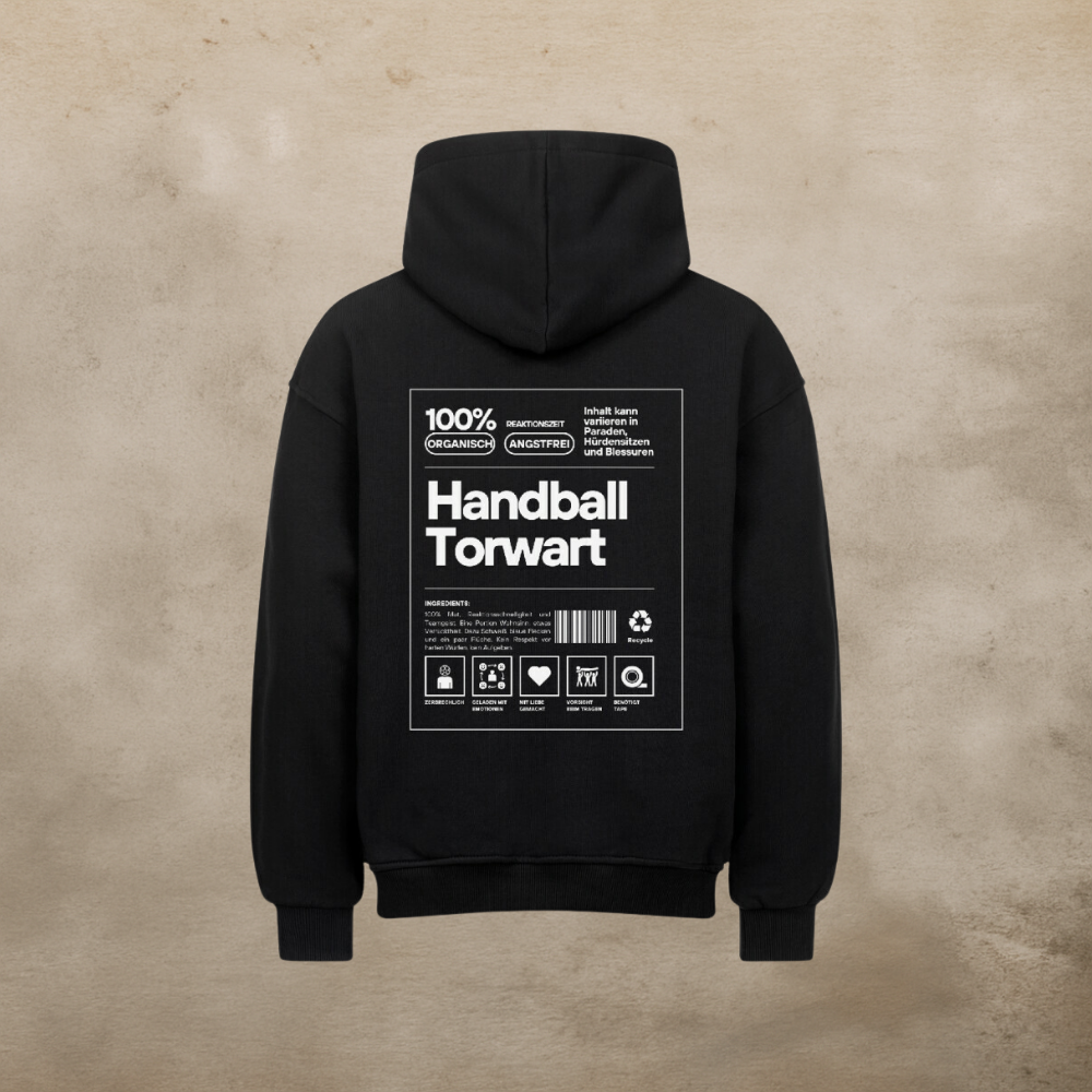 Oversized Hoodie - Handball Torwart Label