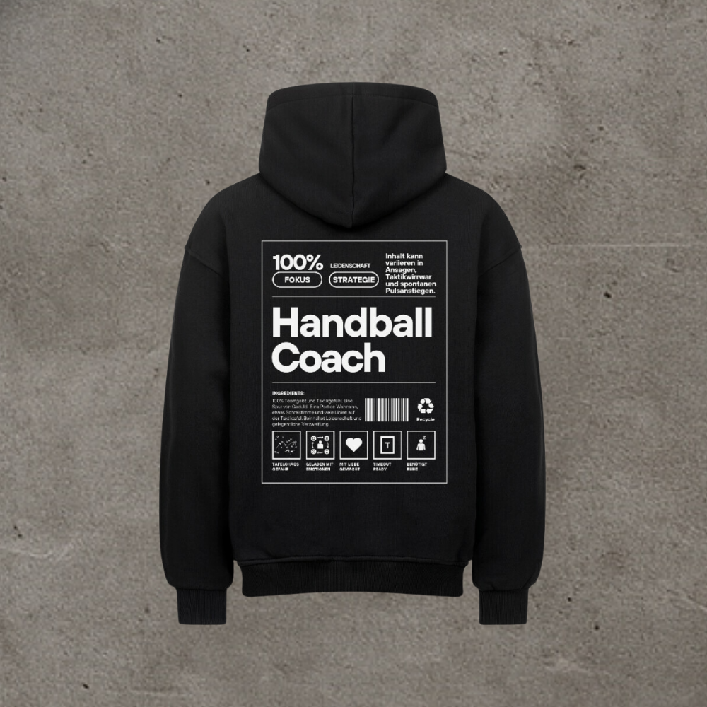 Oversized Hoodie - Handball Coach Label
