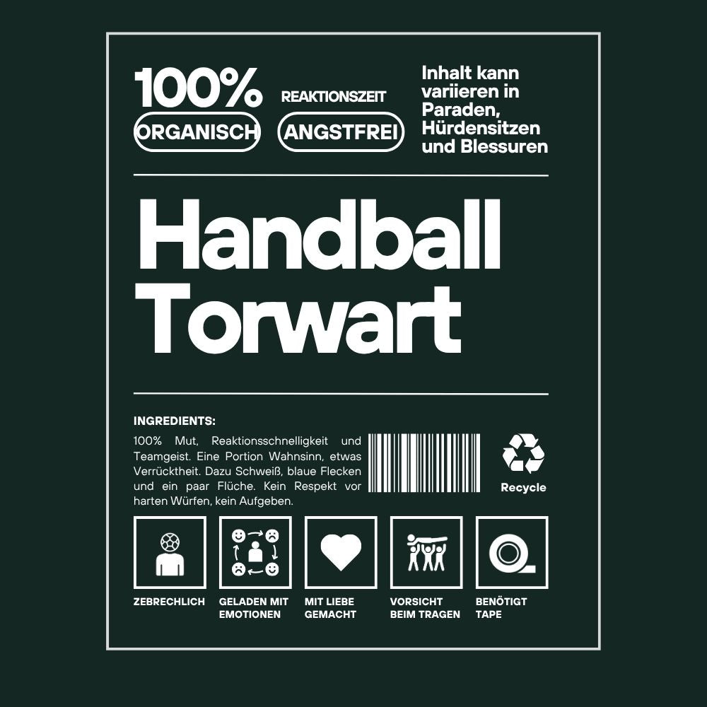 Oversized Hoodie - Handball Torwart Label