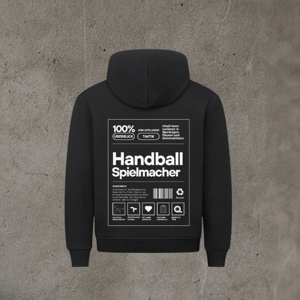 Unisex Hoodie - Handball Spielmacher Label