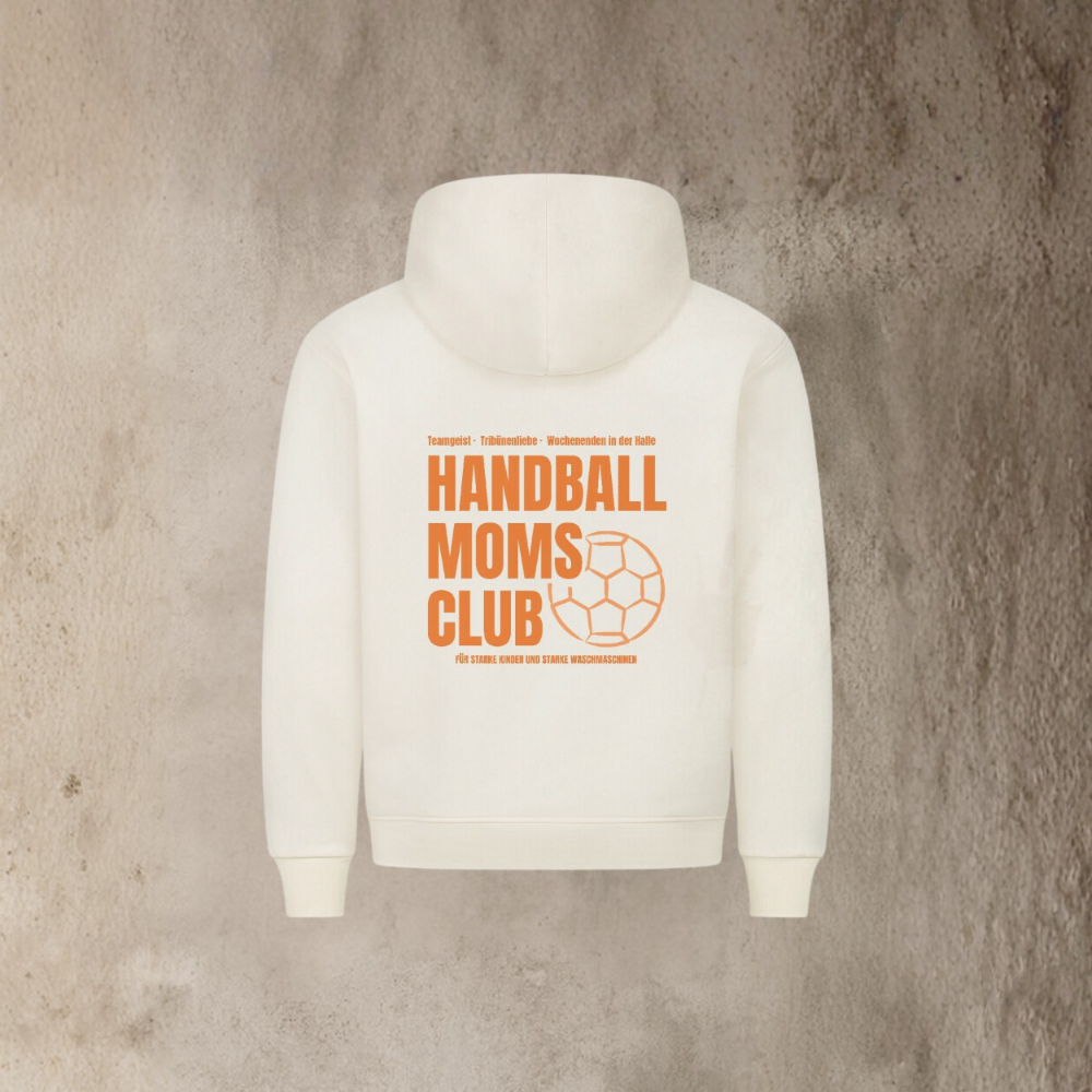 Damen Hoodie - Handball Moms Club - orange - Unisex