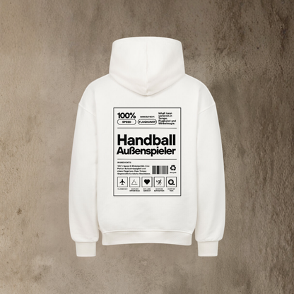 Oversized Hoodie - Label Handball Außenspieler