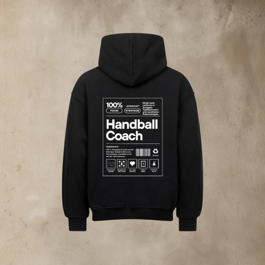 Oversized Hoodie - Label Handball Coach