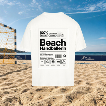 Oversized Shirt - Beach Handballerin