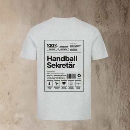 Unisex T-Shirt - Label Handball Sekretär