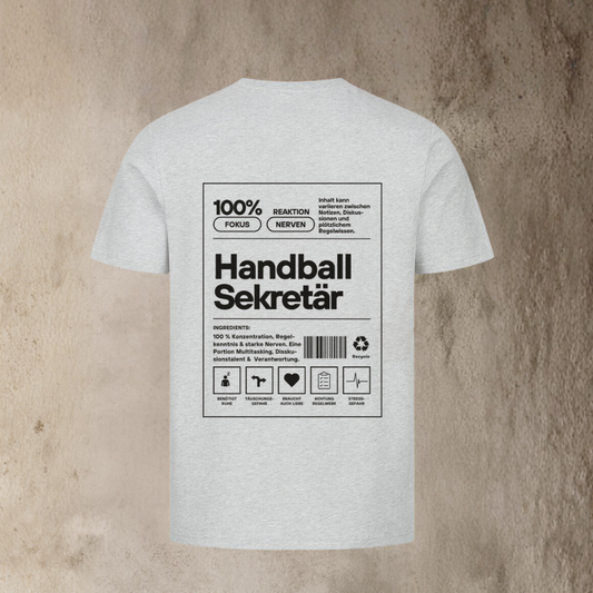 Unisex T-Shirt - Label Handball Sekretär