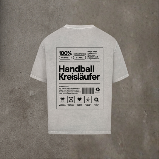 Oversized Shirt - Label Handball Kreisläufer