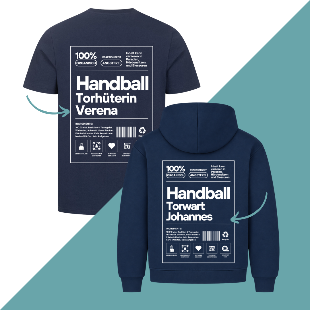 Handball Torwart/Torhüterin – personalisiert