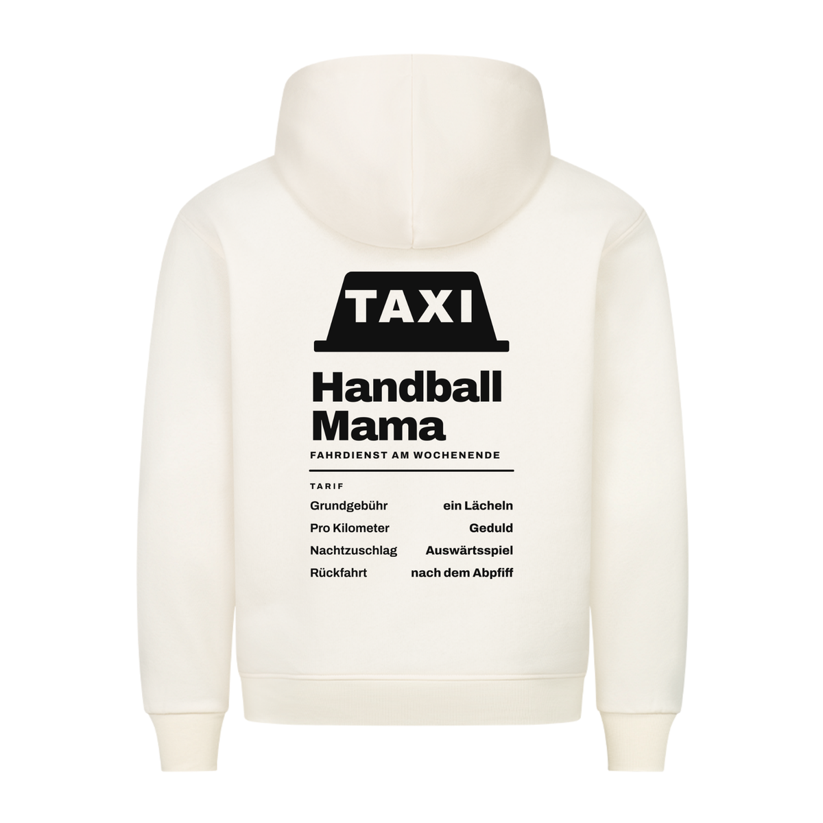 Handball Mama – Taxi – Hoodie in Natural Raw