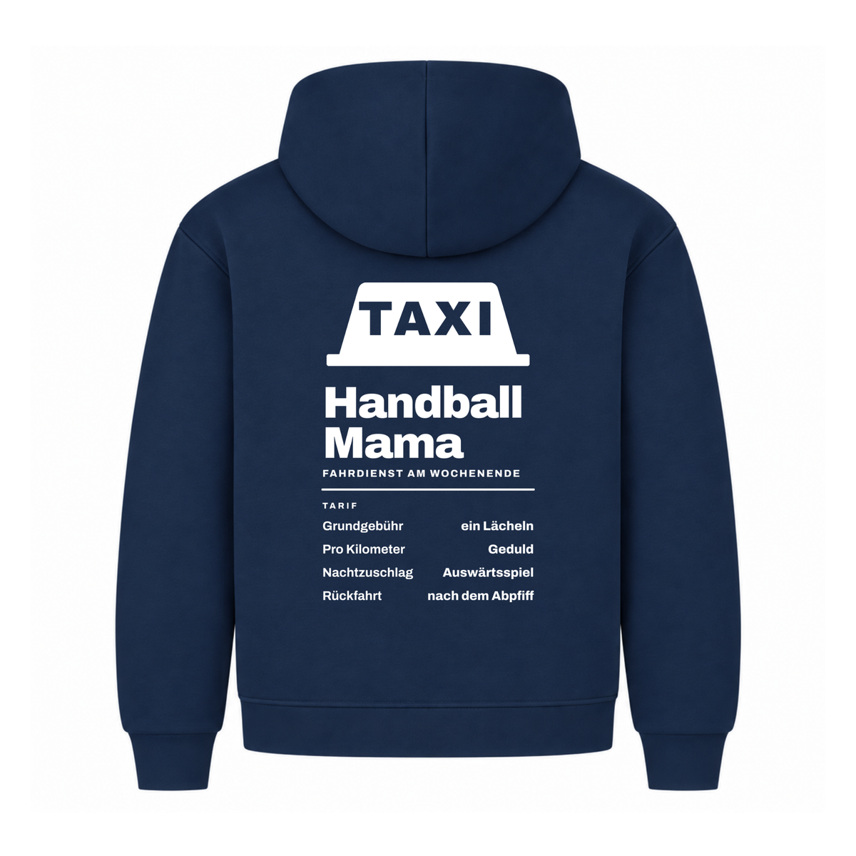 Handball Mama – Taxi – Hoodie in Navy