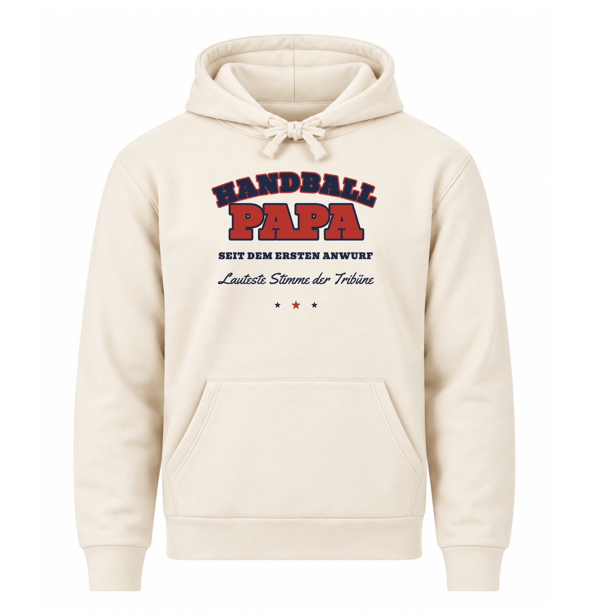 Handball Papa – Varsity – Hoodie in Natural Raw