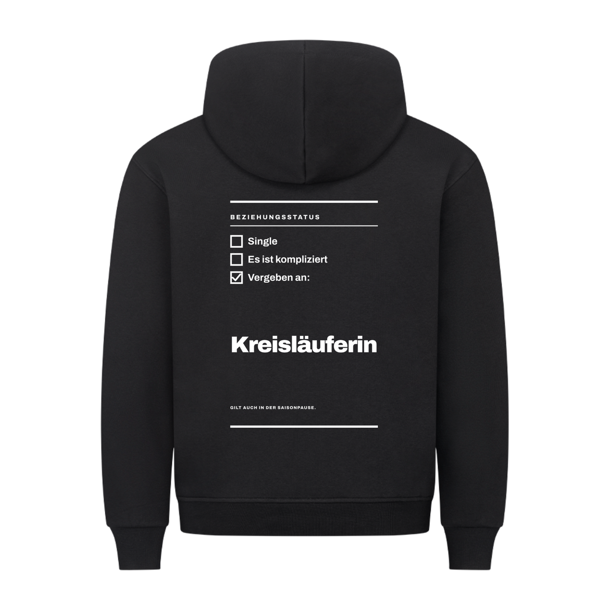 Handball Vergeben an Kreisläuferin – Hoodie in Schwarz
