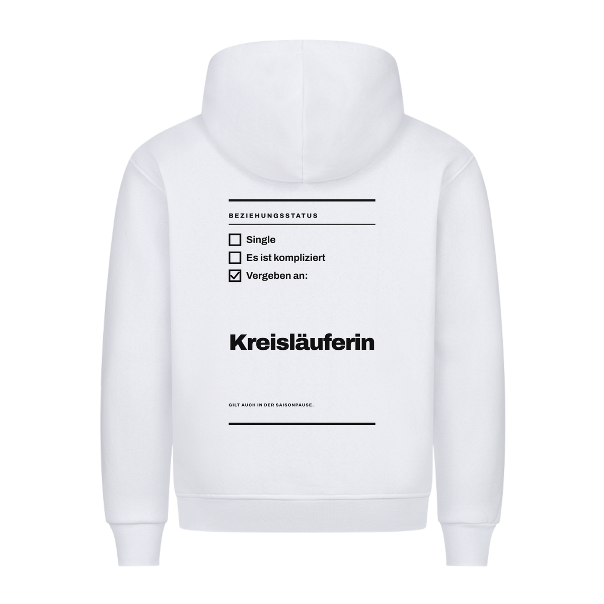Handball Vergeben an Kreisläuferin – Hoodie in Weiß