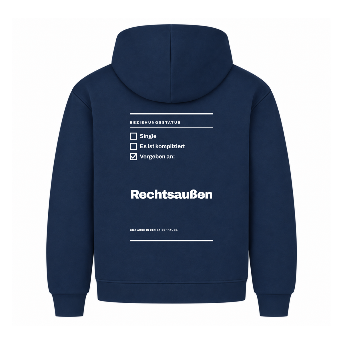 Handball Vergeben an Rechtsaußen – Hoodie in Navy
