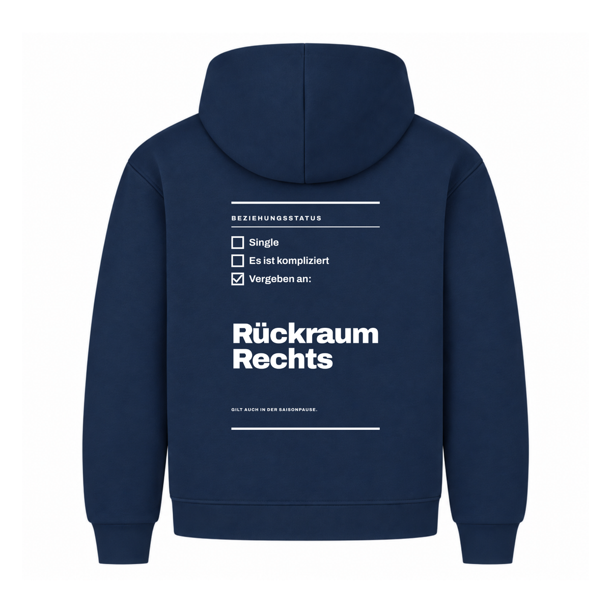Handball Vergeben an Rückraum Rechts – Hoodie in Navy