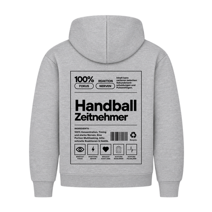 Handball Zeitnehmer Hoodie in Grau