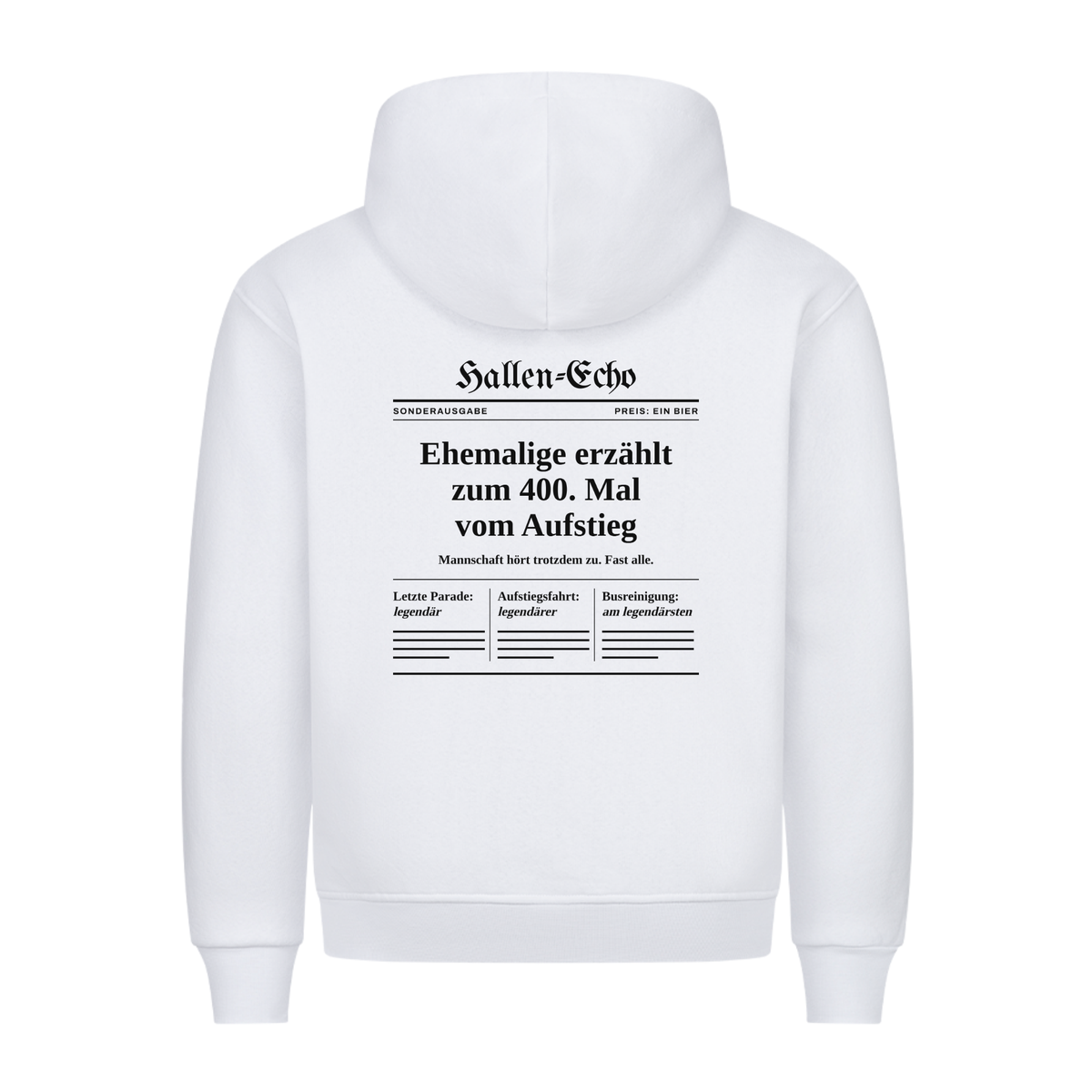 Handball Ehemalige – Hallen-Echo – Hoodie in Weiß