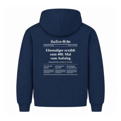 Handball Ehemaliger – Hallen-Echo – Hoodie in Navy