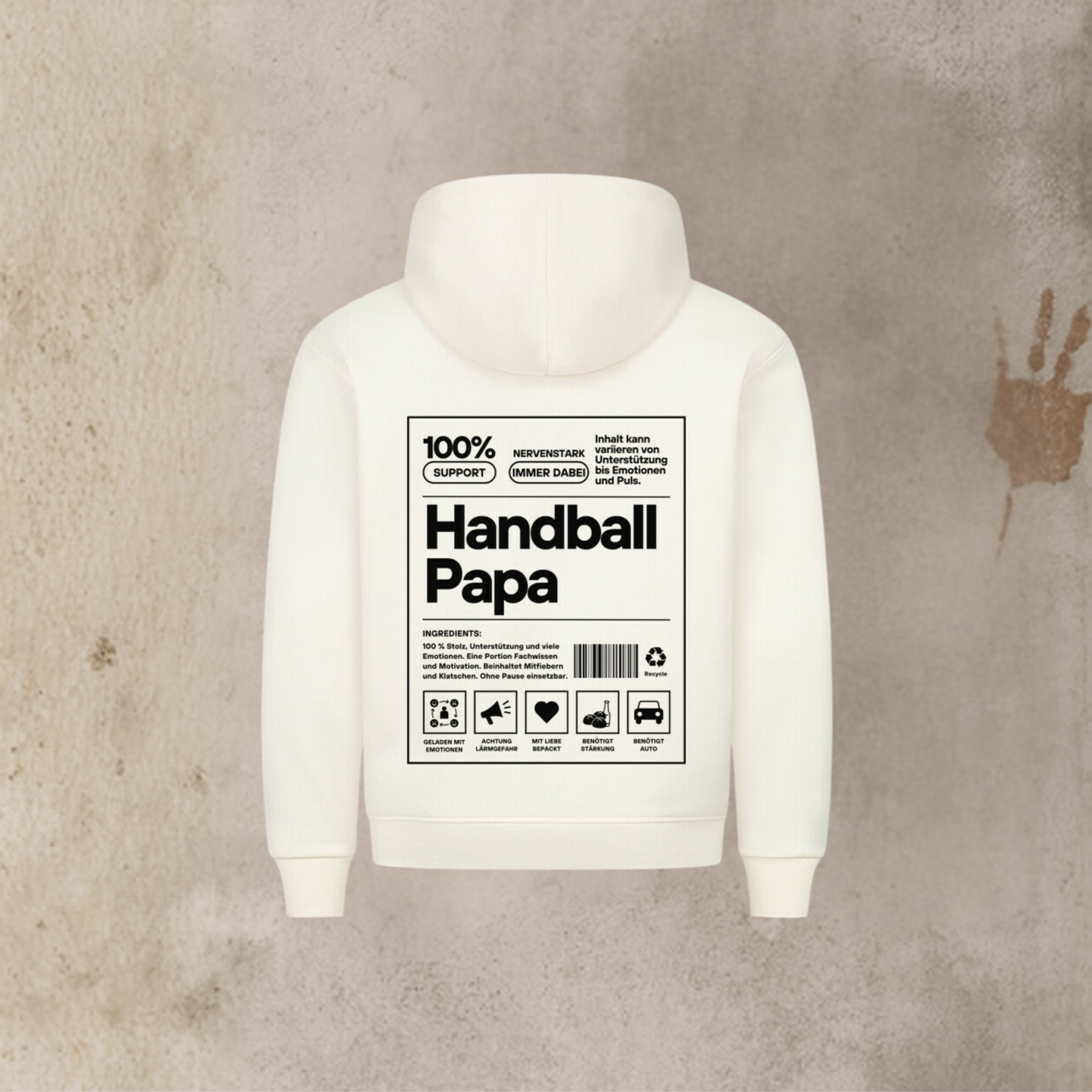 Unisex Hoodie - Label Handball Papa
